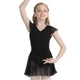 Capezio flutter sleeve dress, Tanztrikot mit Rock