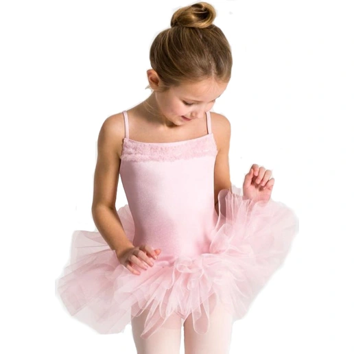 Capezio Ruffle Yoke, Kindertrikot mit Tutu-Rock