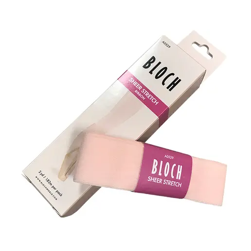 Bloch Sheer Stretch Ribbon, transparentes Stretchband