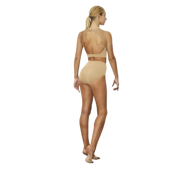 Bloch Emiko, Damen-Top - Hautfarbe  - sand