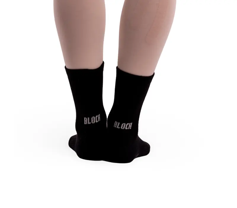 Bloch Blochsox, kürzere Tanzsocken - Schwarz