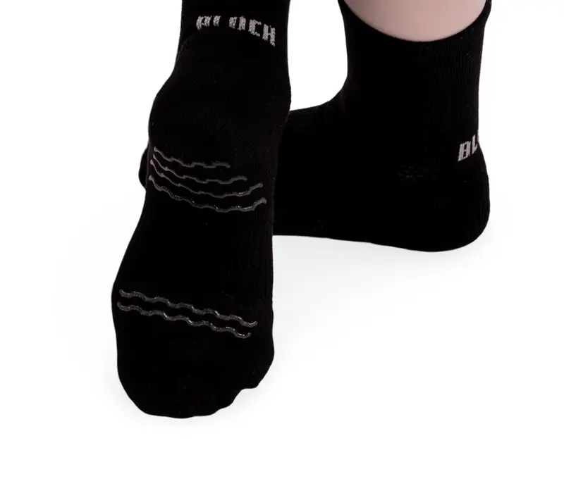 Bloch Blochsox, kürzere Tanzsocken - Schwarz