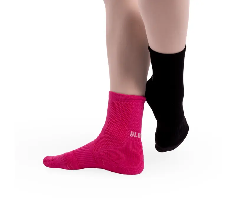 Bloch Blochsox, kürzere Tanzsocken - Rosa  - hot pink