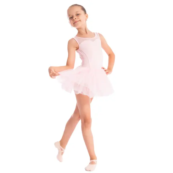 Bloch Buttercap Tank Tutu Dress, Kleid mit Tutu-Rock für Mädchen