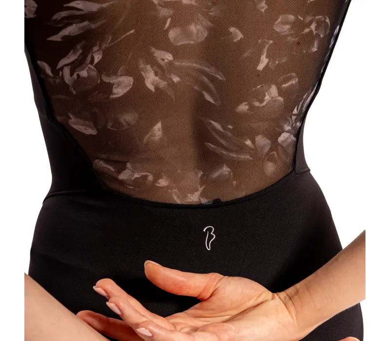 Bloch Eden Floral, Damen-Trikot   - Schwarz