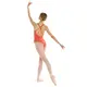 Bloch Fleur Floral Tank Leotard, Damentrikot mit breiten Trägern - Pfirsich - peach