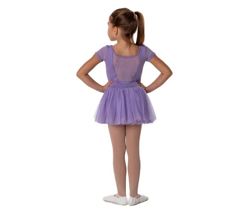 Bloch Holly, Kindertrikot mit Tutu-Rock - Flieder lilac Bloch