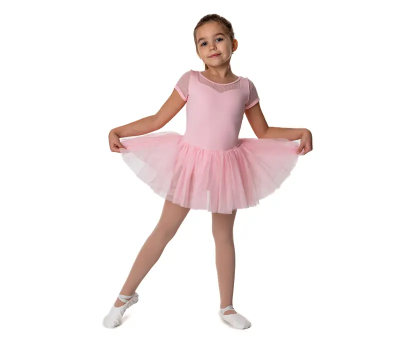 Bloch Holly, Kindertrikot mit Tutu-Rock - Rosa Bonbons Bloch