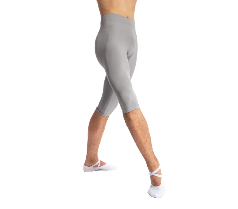 Bloch knielange Herren-Leggings - Grau