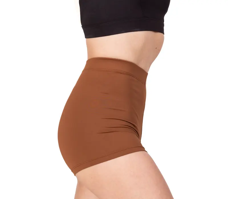 Bloch Vela, kurze Shorts für Damen - Kakaobraun Bloch