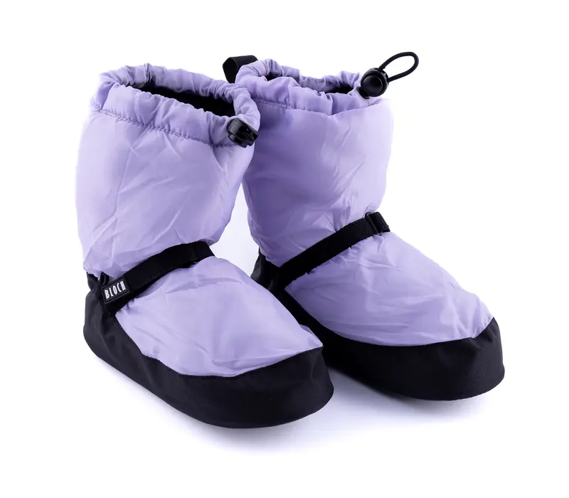 Bloch Booties Edition, einfarbige Aufwärmschuhe - Schwarz