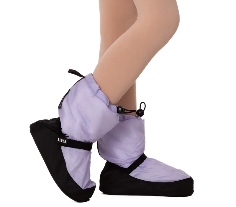 Bloch Booties Edition, einfarbige Aufwärmschuhe - Schwarz