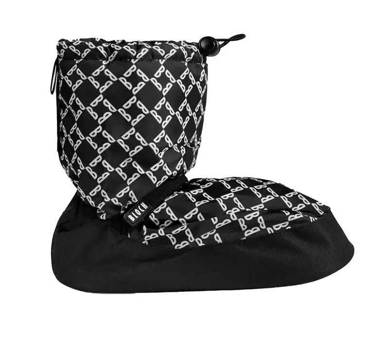 Bloch Crazy Printed Bootie, Wärmeschuhe   - Schwarz diamond Bloch