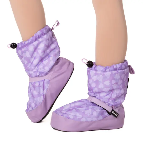 Bloch Booties Edition mit Muster, Aufwärmschuhe für Kinder