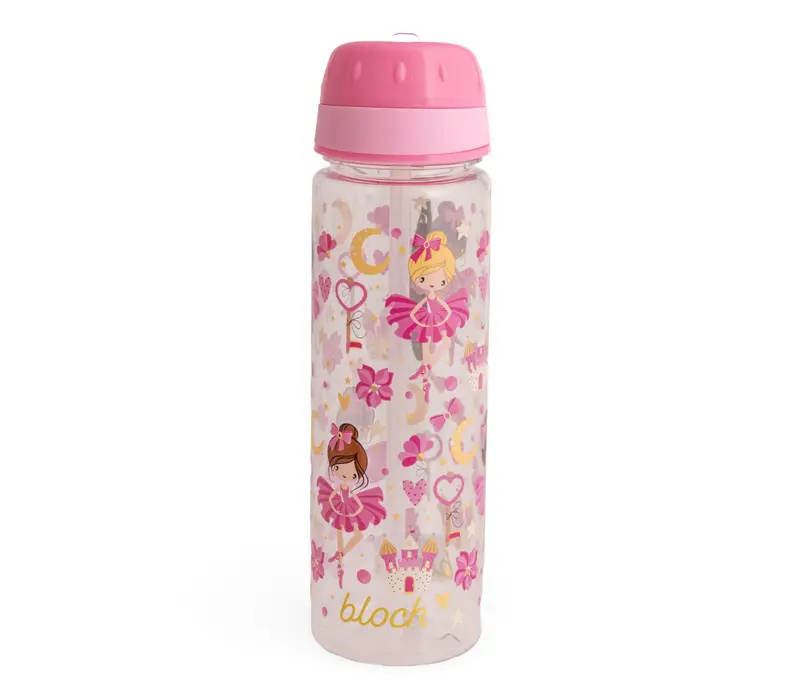 Bloch Wasserflasche, Trinkflasche für Mädchen - Rosa Bloch