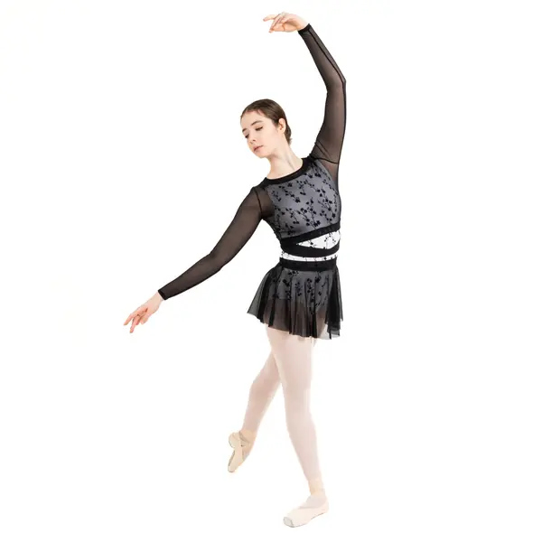 Capezio C'est La Vie Fleur, Damen-Trikot mit breiten Trägern