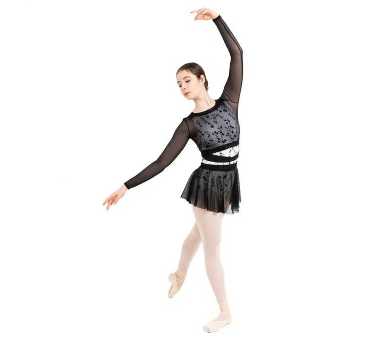 Capezio C'est La Vie Fleur, Damen-Trikot mit breiten Trägern - Cascading Florals Capezio