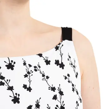 Capezio C'est La Vie Fleur, Damen-Trikot mit breiten Trägern - Cascading Florals Capezio