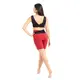 Capezio C'est La Vie Enchante Bike Short, Damen-Shorts mit Oberschenkellänge     - Rot scarlet Capezio