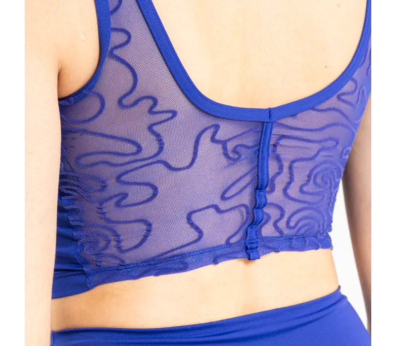 Capezio Bella Notte Dolce Tank, Damentop - Spektrum Blau