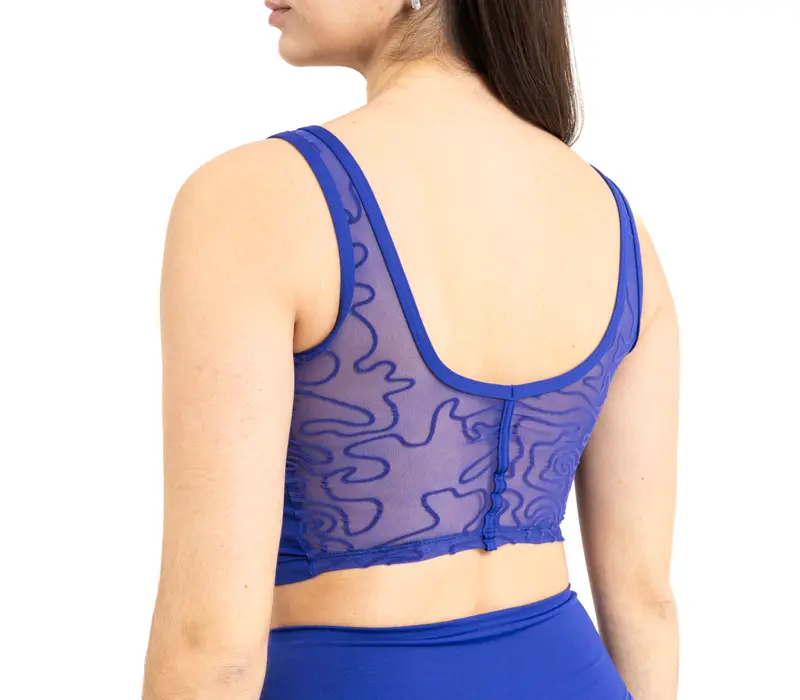 Capezio Bella Notte Dolce Tank, Damentop - Spektrum Blau