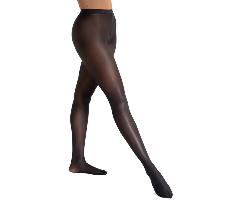 Capezio ultra shimmery, schimmernde Strumpfhose - Čierna