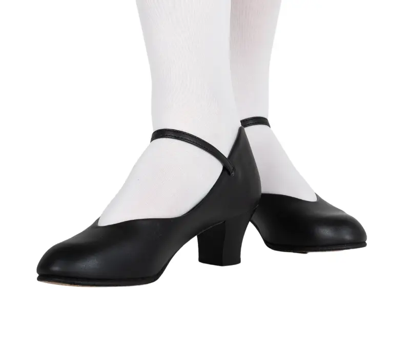 Capezio Jr Footlight, Charakterschuhe - Schwarz