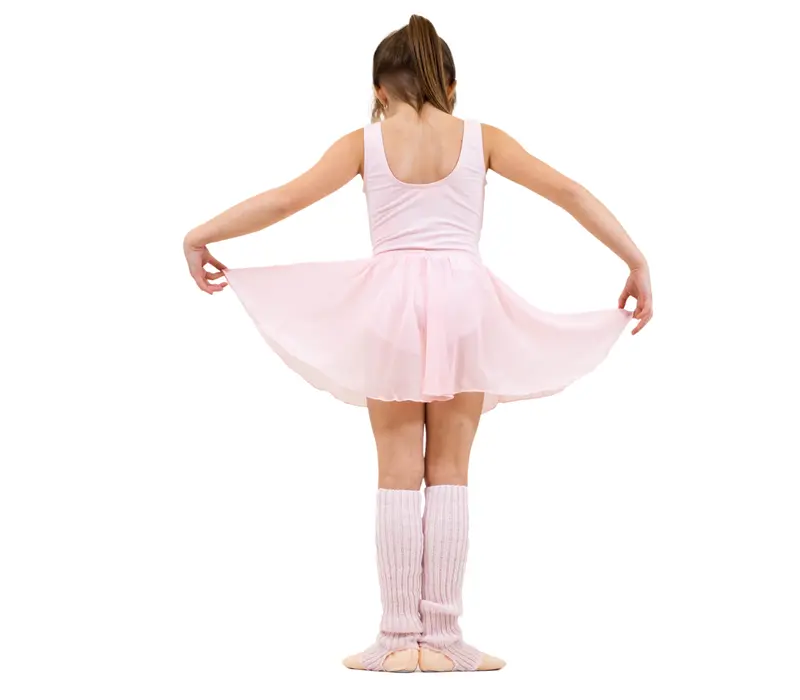 Capezio Kindertrikot mit Gürtel und breiten Trägern - Rosa - light pink