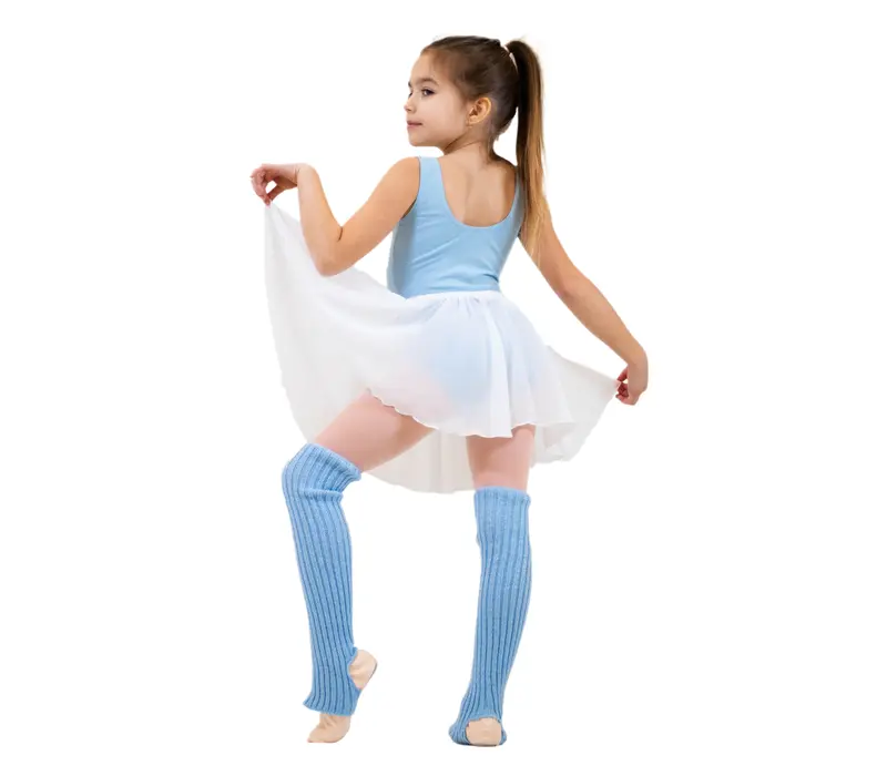 Capezio Kindertrikot mit Gürtel und breiten Trägern - Hellblau Capezio