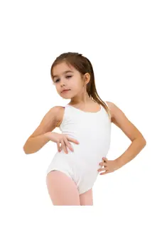 Capezio Kindertrikot mit Gürtel und breiten Trägern