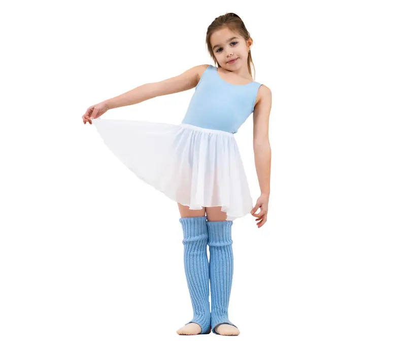 Capezio Kindertrikot mit Gürtel und breiten Trägern - Hellblau Capezio