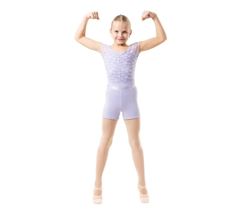 Capezio Cloud Nine Sunburst, Mädchen-Shorts  - Violett lavender Capezio