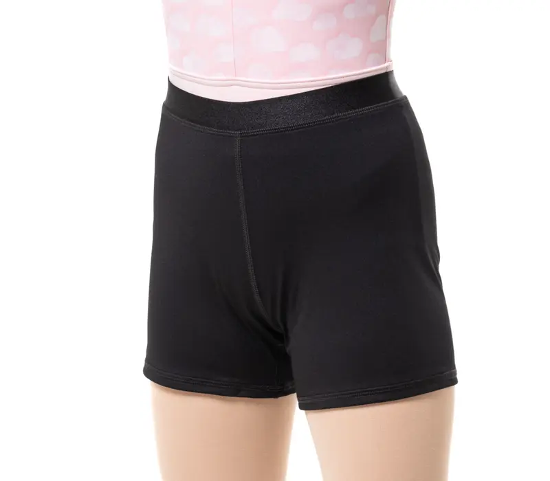 Capezio Cloud Nine Sunburst, Mädchen-Shorts  - Schwarz