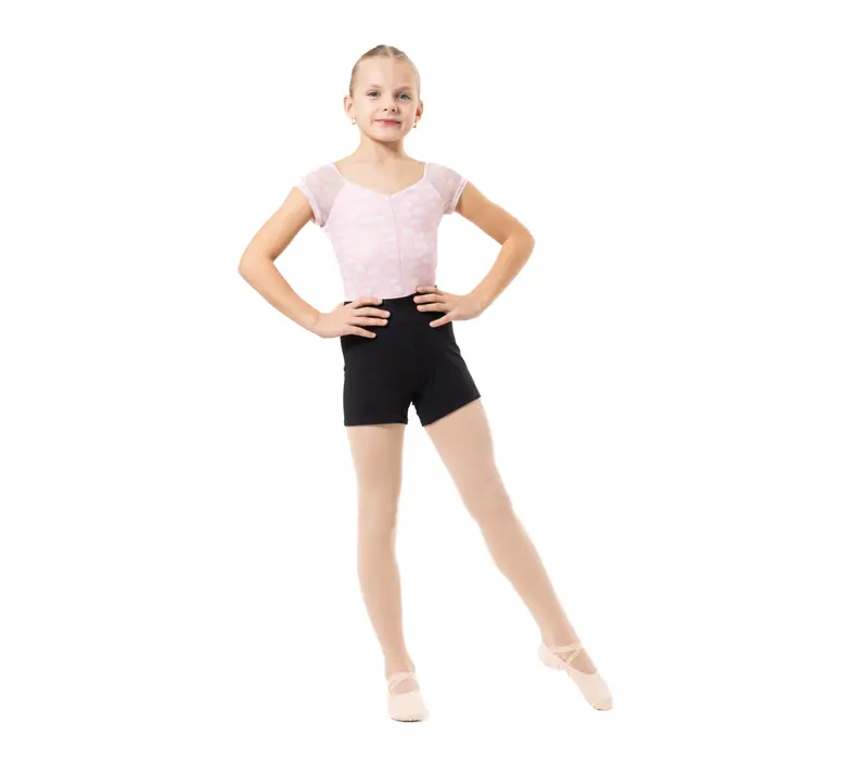 Capezio Cloud Nine Sunburst, Mädchen-Shorts  - Schwarz