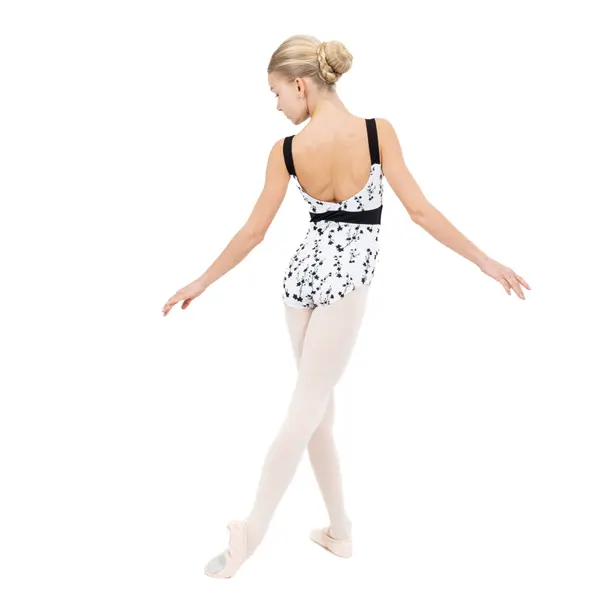 Capezio C'est La Vie Fleur, Mädchen-Trikot mit breiten Trägern  