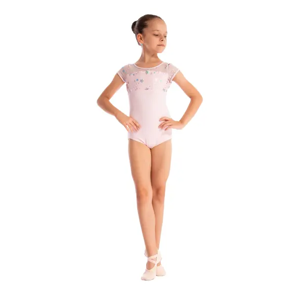 Capezio Galaxy, Kindertrikot mit kurzen Ärmeln  