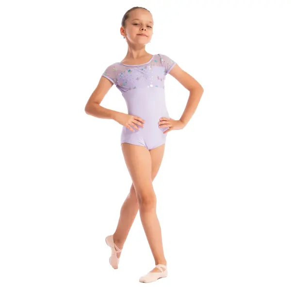 Capezio Galaxy, Kindertrikot mit kurzen Ärmeln  