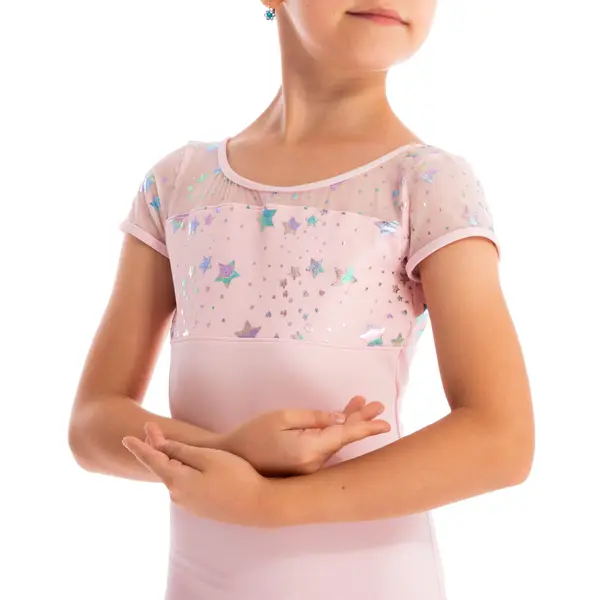 Capezio Galaxy, Kindertrikot mit kurzen Ärmeln  