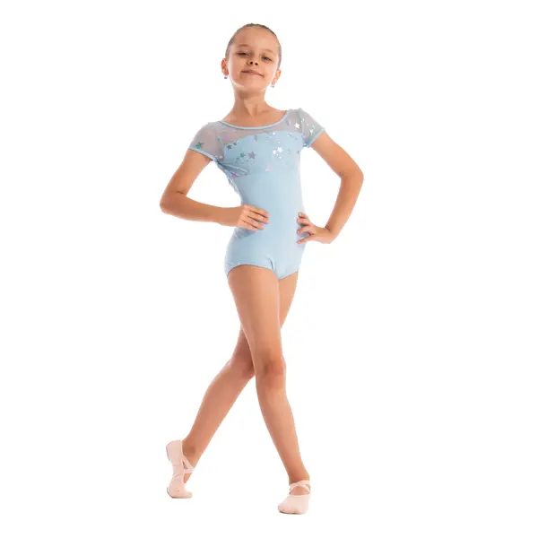 Capezio Galaxy, Kindertrikot mit kurzen Ärmeln  