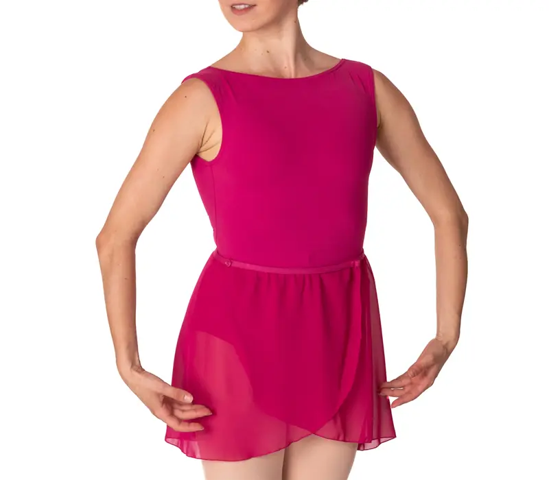 Capezio Meryl Boatneck Leotard, Ballett-Trikot - Fialová morušová Capezio