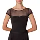 Capezio Meryl Mesh Yoke Short Sleeve, Ballettanzug