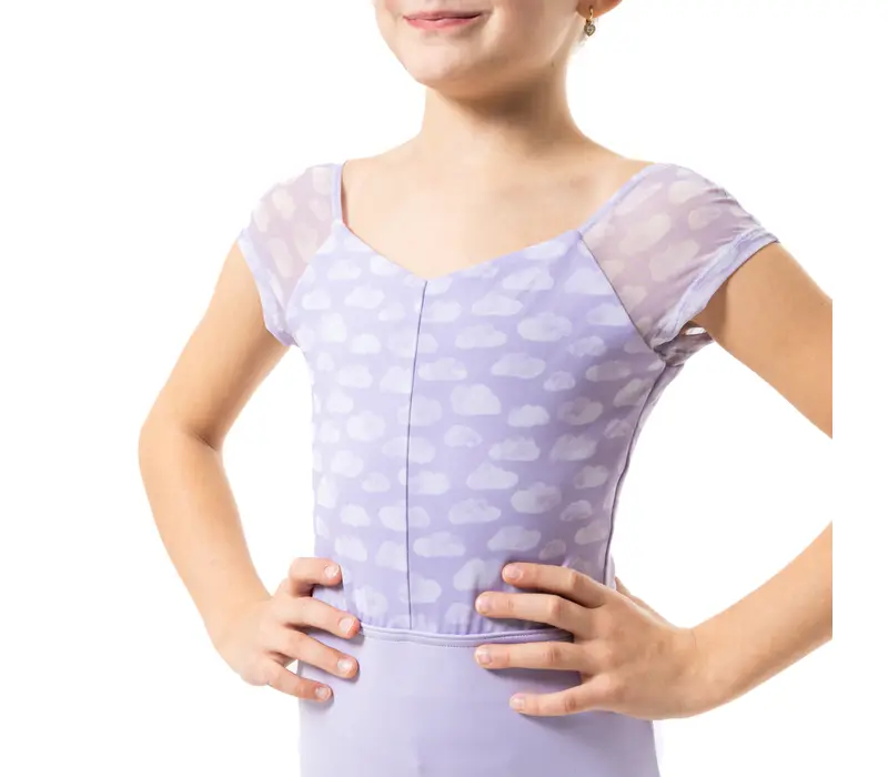 Capezio Nine Rainbow Leotard, Mädchen-Trikot  - Violett lavender Capezio