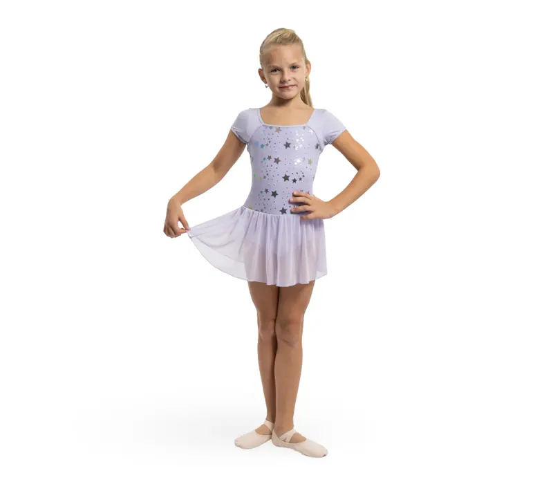 Capezio Star Struck, Trikot mit Röckchen  - Violett lavender Capezio