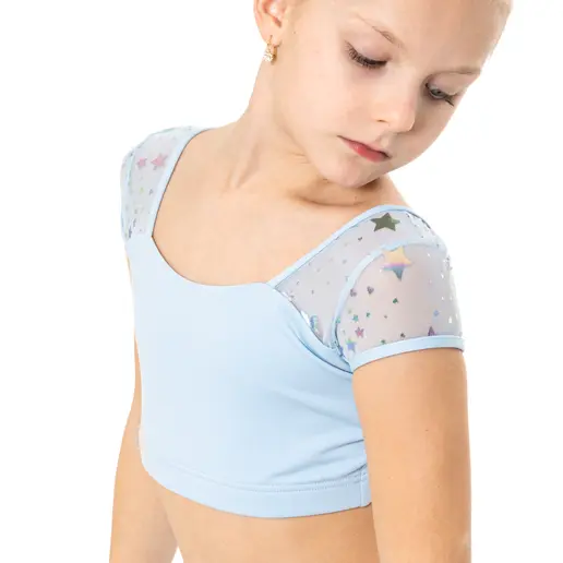 Capezio Star Cosmic Top, Crop-Top für Mädchen