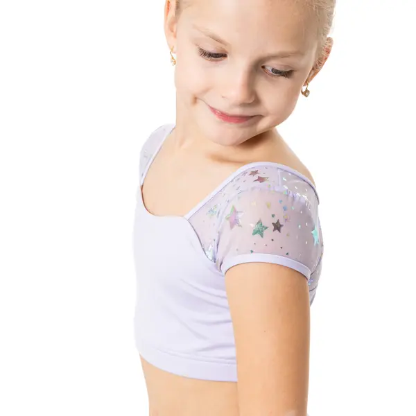 Capezio Star Cosmic Top, Crop-Top für Mädchen