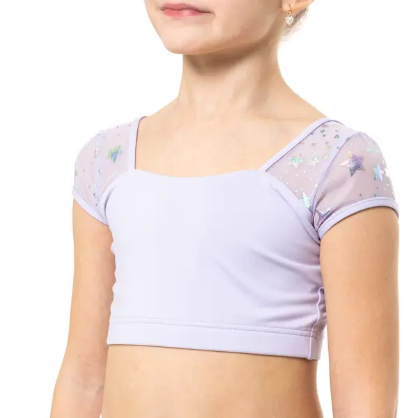 Capezio Star Cosmic Top, Crop-Top für Mädchen