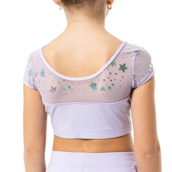 Capezio Star Cosmic Top, Crop-Top für Mädchen