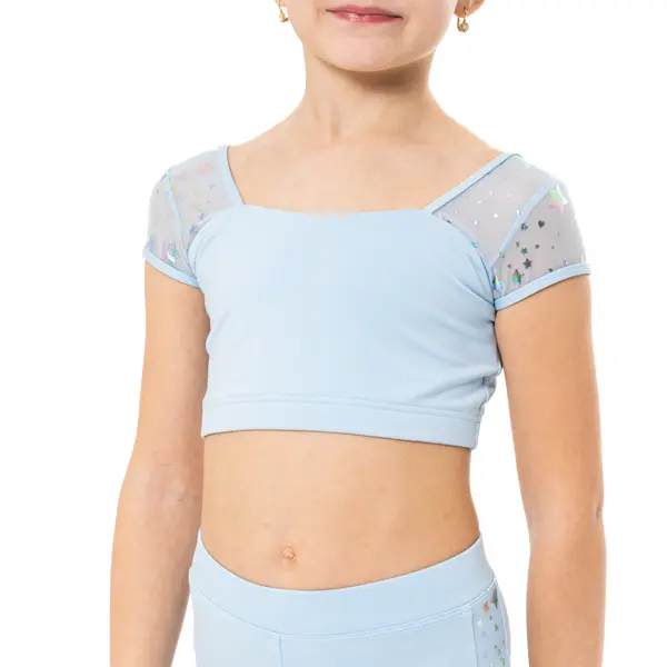 Capezio Star Cosmic Top, Crop-Top für Mädchen