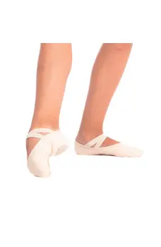 Capezio Stella, Kinder Ballettschläppchen aus Leinen