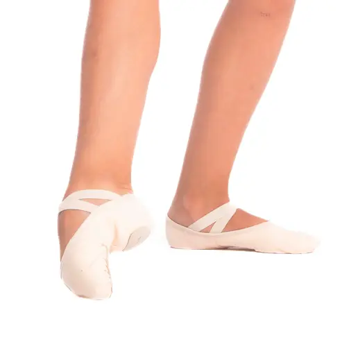 Capezio Stella, Kinder Ballettschläppchen aus Leinen